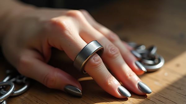 Adoptez une bague en acier inoxydable pour un style durable